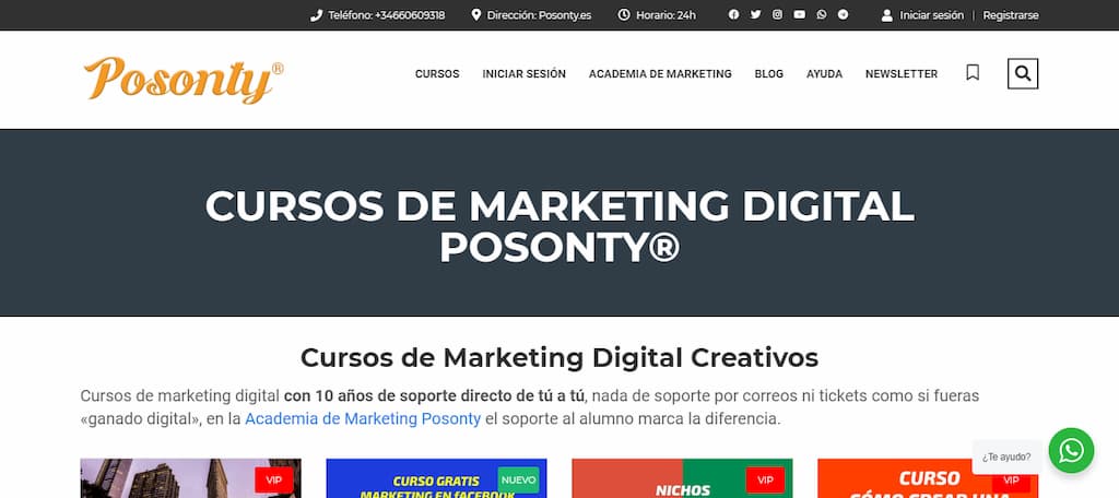 Cursos de Marketing Digital Posonty®