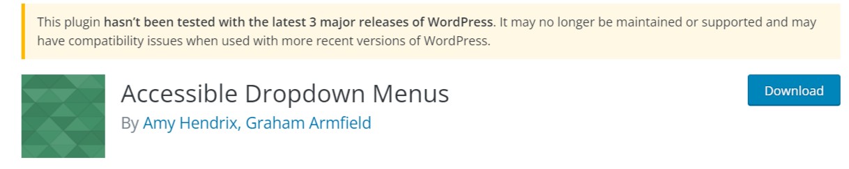 accessible Dropdown Menus – WordPress plugin - WordPress.org - wordpress.org