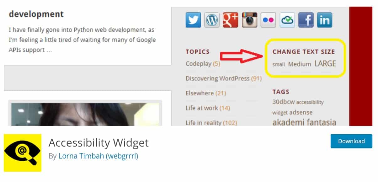Accessibility Widget – WordPress plugin - WordPress.org - wordpress.org