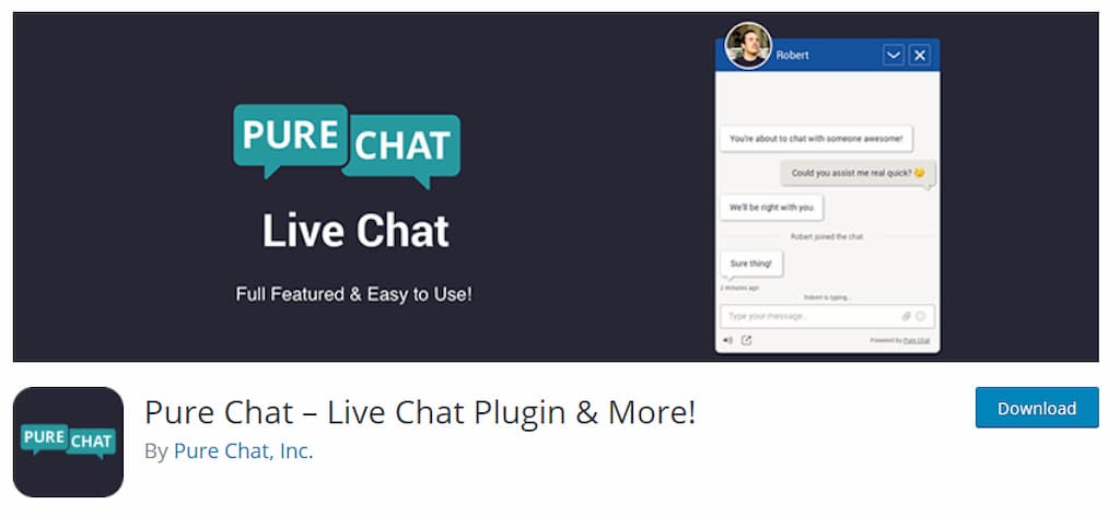 Pure Chat – Live Chat Plugin