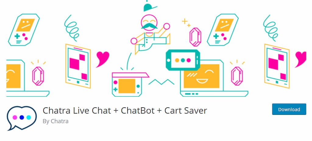 Chatra Live Chat + ChatBot + Cart Saver