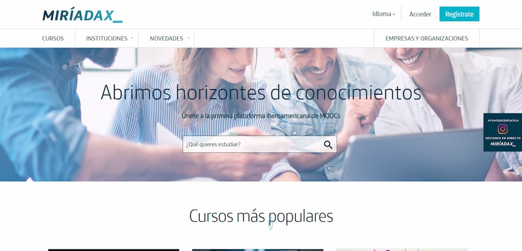 Miríadax - Cursos online en español y portugués