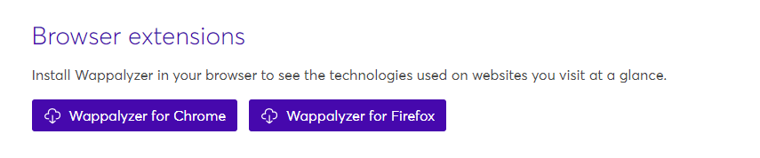 Wappalyzer - Download & Install