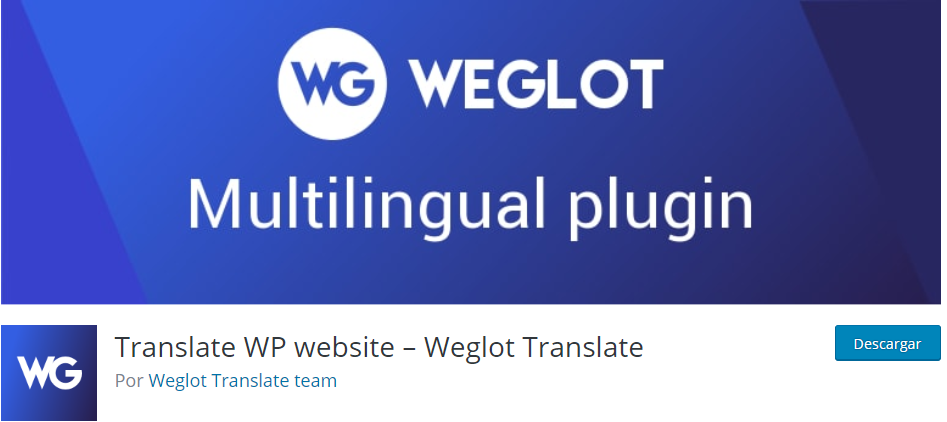 Weglot Plugin de traducción web