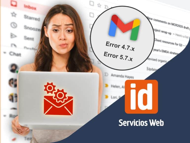 Errores de Gmail